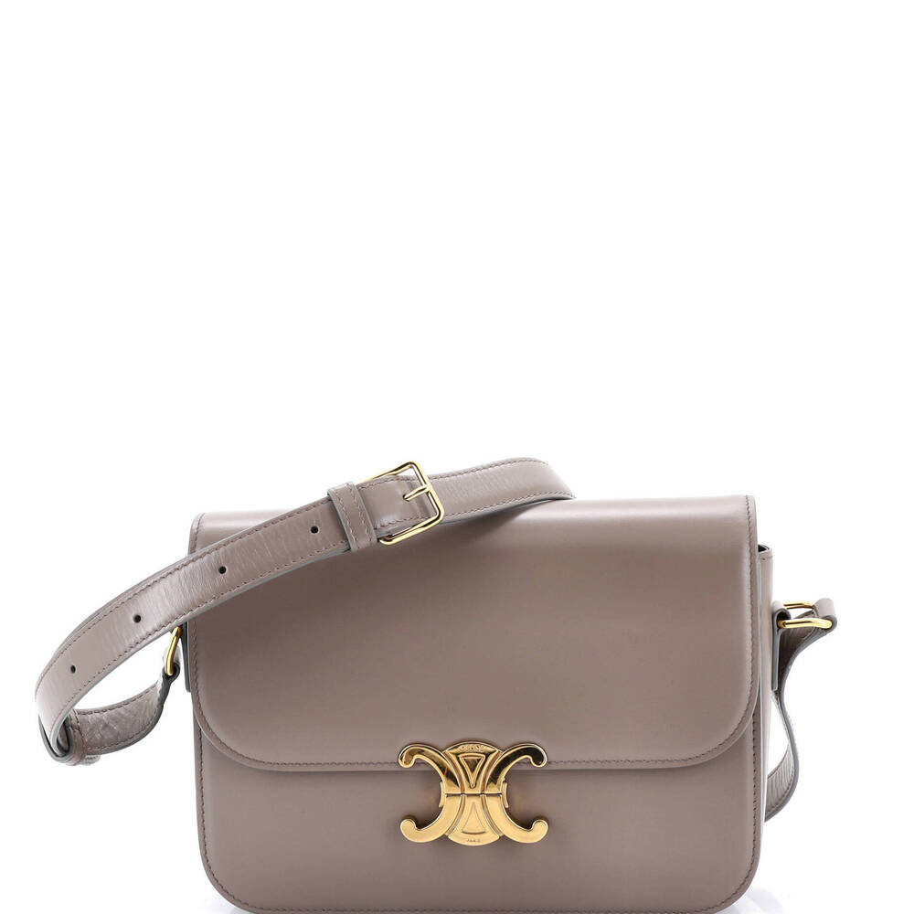 Celine Medium Triomphe Shoulder Bag Smooth Calfskin